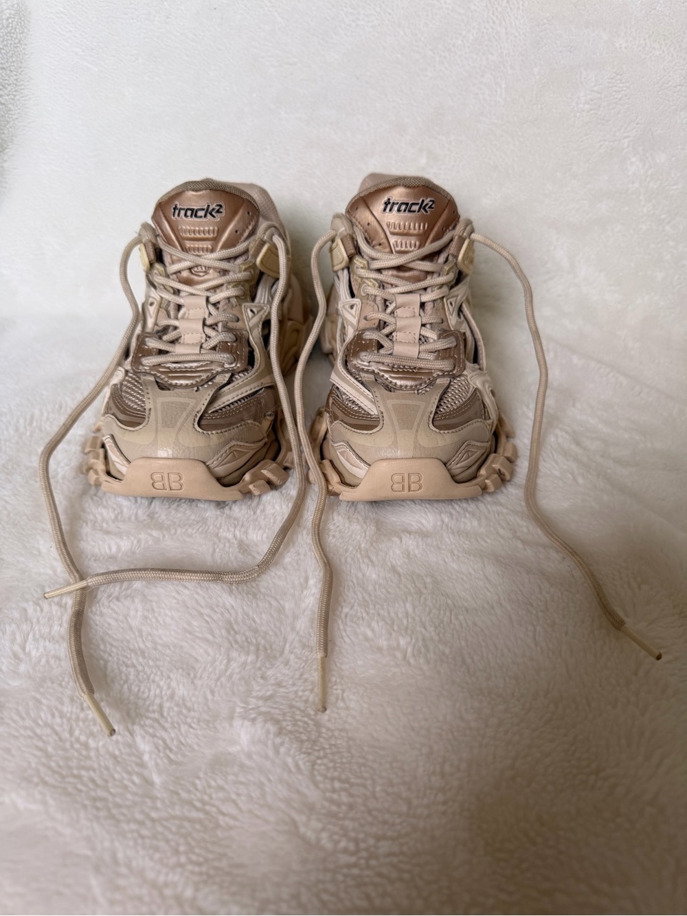 Track 2 sand beige sneakers